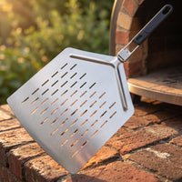 Pizza Peel with Folding Handle Grande Metal Pizza Peel Non-Slip Utensil Cocina for Outdoor Oven