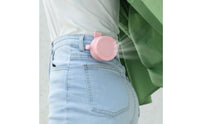 Low Noise Clip on Waist Fan 3-Speed Adjustable Wearable Personal Fan for Outdoor, Office, Travel