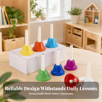 Smooth Finish Handheld Musical Bell Straight Handle Children's Hand Bell Easy to Play