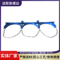 Wall-Mounted Gas Cylinder Bracket for Laboratory, High Pressure, Commercial Use