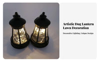 Energy Saving Solar Powered Lantern Decorative Waterproof Garden Lantern Auto On/deactivate for Patio, Balcony, Pathway