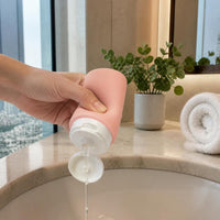 Travel Squeeze Bottles for Shampoo, Lotion, and Toiletries