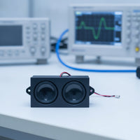 Two-driverDriver Speaker Rectangular Wired Speaker Unit Textured for DIYers, DIY Audio Builds, Electronic Projects