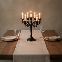5-Arm Candelabra Ornate Design Metal Candle Candelabra Gift Idea for Wedding