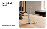 Cue Tip Press Silver Pool Stick Maintenance Tool Long-Lasting
