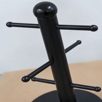 Modern Mug Tree, Freestanding Cup Holder for Coffee Cups, Draining Countertop Mug Tree for Drying Mugs, Space Saving