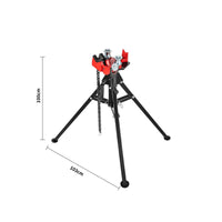 Chain Pipe Vise Serrated Gripping Surfaces Work Tool Cast Metal for Plumbers