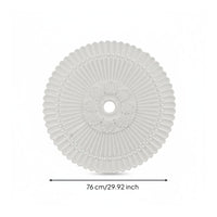 French Design Ceiling Medallion Decorative Pattern Round Ceiling Medallion Interior Decor Paintable Easy Install