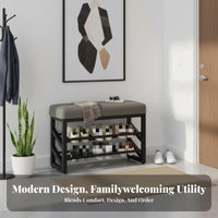 Padded Shoe Rack Bench multipurpose Use paddeded Shoe Rack Bench Multi-Purpose