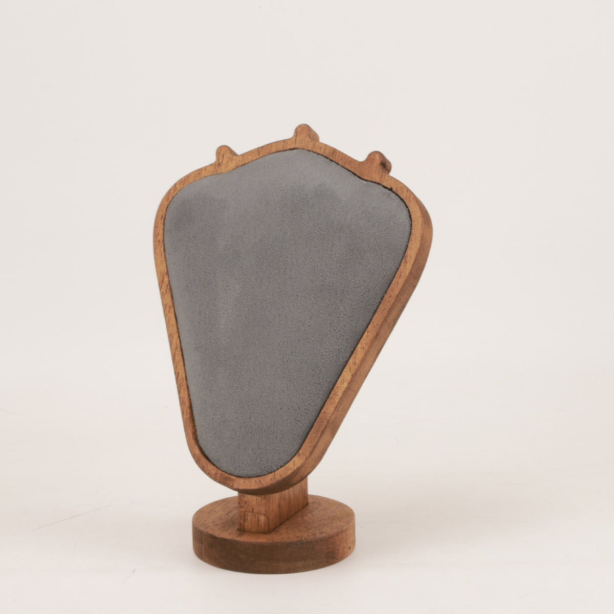 Gray / Walnut Velvet