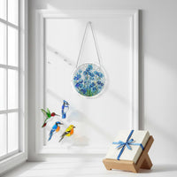Light-Catching Colorful Bird Window Decor Vibrant Bird Sun Catcher Decorative Acrylic Sun Catcher Artistic for Sunny Room