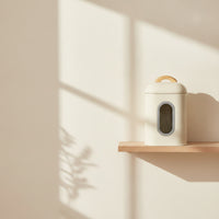 Canister with Window Compact Airtight Canister Modern for Pantry