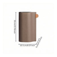 Vase with Side Tab Sculptural Tabletop Vase Vessel Modern Decorative for Living Room, Entryway