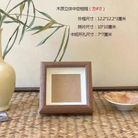 Hand Lettering Frame Lightweight Square Wooden Frame Scratch-Resistant for Shelf