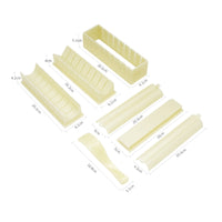 7 Pieces Sushi Press Kit Easy to Use Sushi Press Set Beginner Easy-to-Use Culinary Prep Tool