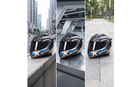 Full-Coverage Headgear | DOT Certified, Aerodynamic with Visor, for Street Riding