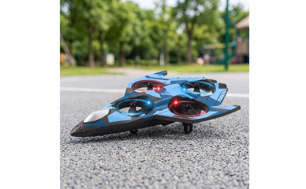 Rc Fighter Jet Beginner-Friendly Remote Control Drone Rechargeable Drone with Remote Controller for Beginners, Kids, Outdoor Flying, Indoor Practice