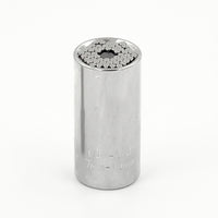 Universal Socket Chrome-Finished Universal Socket Wrench Secure Grip for DIYers