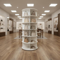 360 Degree Rotating Shelf Space Saving Rotating Shoe Rack Large Capacity Multi-Tier Storage Unit for Closet, Entryway