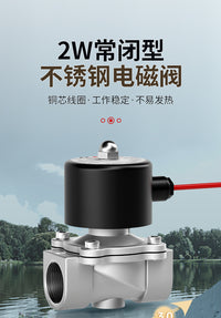 304 Stainless Steel Solenoid Water Valve