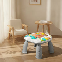 Easy-to-Clean Multifunction Activity Table Interactive Plastic Activity Table Toddler Furniture Kids for Toddlers