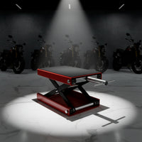 Motorcycle Scissor Lift Jack Non-Slip Motorcycle Lift Jack Manual for Mechanics, Riders, Garage, Workshop