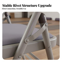 Foldable Iyengar Exercise Chair Heavy Duty Exercise Auxiliary Chair Stable & Long-Lasting Headstand Bench Non-Slip Design for Beginners, Home Gym