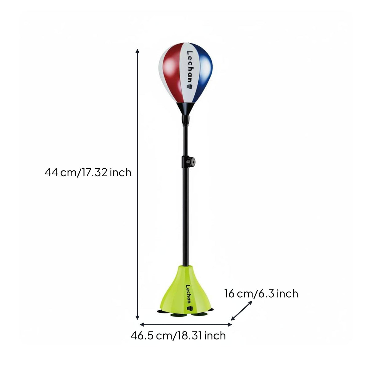 Boxing Stand Avoid Practice Freestanding Punch Ball Fast Springing Back  Spring Reaction Punching Bag for Kids