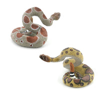 Rattlesnake Figurine Lifelike Rattlesnake Figure Collectible for Children