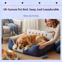 Orthopedic dog bed, washable cover