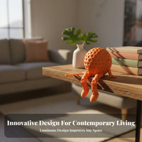 Great Gift Idea Sitting Golf Ball Man Unique Design 3D Printed Golf Figure for Golfers, Collectors, Shelf Decor, Office, Home