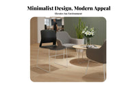 Stackable Sled Base Chair Long-Lasting Guest Seat Ergonomic Design