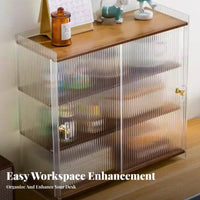 configurable Desk Organizer Multi-Tier Design Desk Hutch Space-Saving for vanity Top