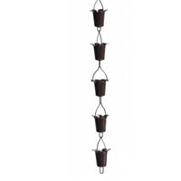 Copper Rain Chain Weather Resistant Rain Chain Rustproof for Courtyard, Temple