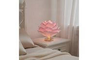 Decorative Lotus Flower Lamp Sculptural Flower Lamp Warm Accent Light Elegant for Bedside, Living Room, Reading Nook