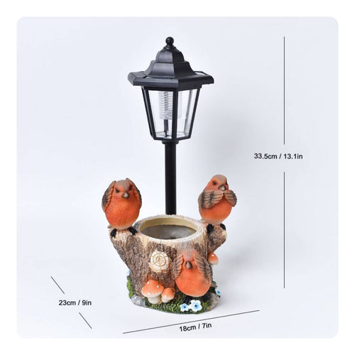 Creature Figurine Path Light Handmade Outdoor Lighting for Patio, Walkway