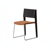 Upholstered Chair with a Curved Backrest Modernist Inspired Dining Room Furniture Modern design Minimalist Aesthetic for Kitchen