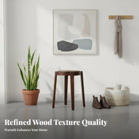 Square Wooden Stool Nordic Design Long Bench Versatile Use for Adults