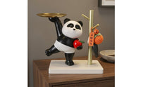 Panda Key Holder Panda Tray Organizer Easy to Clean House Decoration