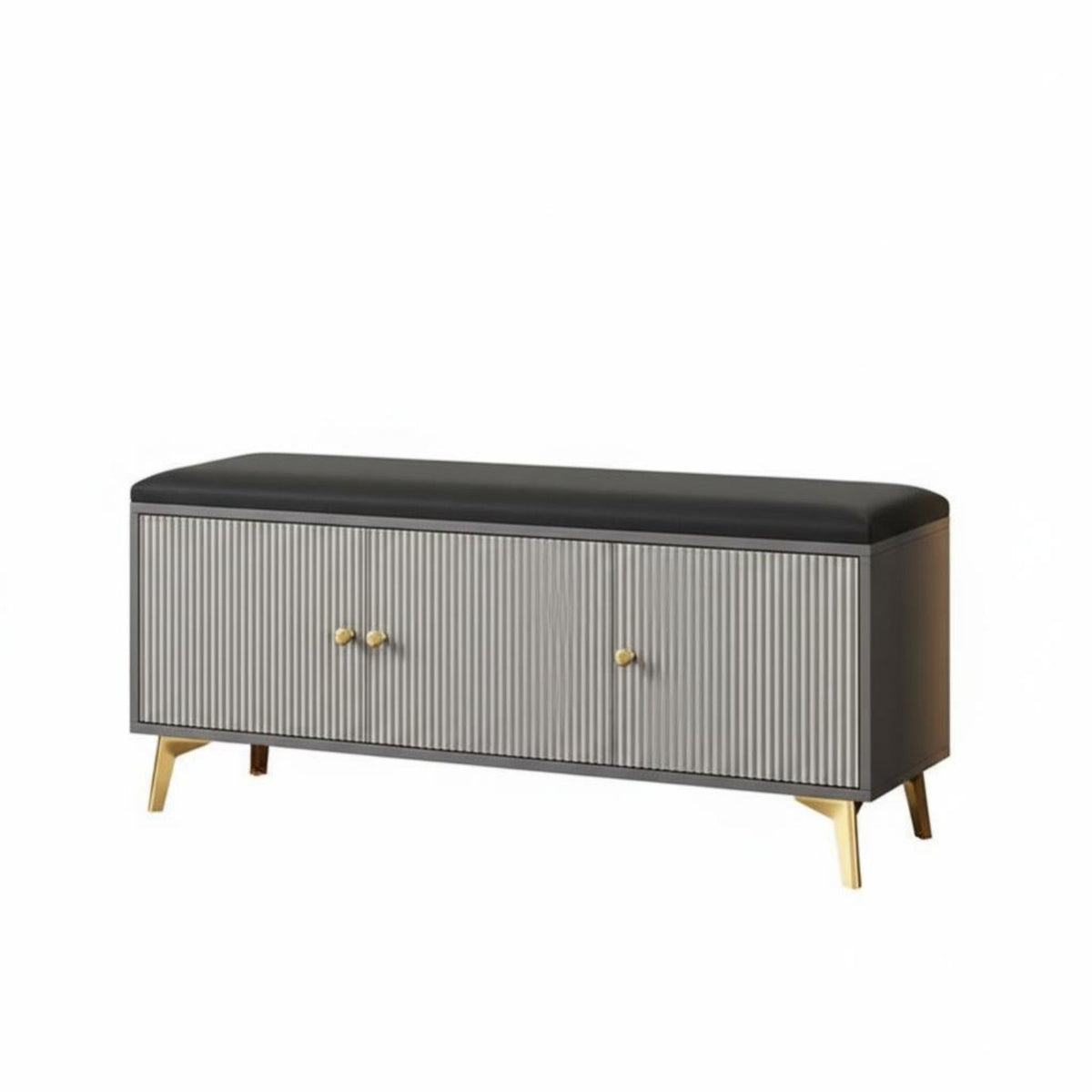 Light Luxury design Shoe Rack Stool Space-Saving Upholstered Ottoman with Shoe Rack Sturdy Construction Entryway Seat Comfortable padding for Families, Apartment Dwellers, Homeowners, Mudroom, Bedroom, Living Room, Closet