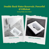 Water-saving ceramic toilet
