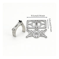 Motor Cooling Fin Bracket Aluminum Motor Mount with Fan Bracket Lightweight for Hobbyists
