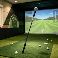 Golf Swing Practice Stick Spherical Head Golf Swing Practice Lag Practice Stick Spiral Grip Sports Gear Muscle Strength Building