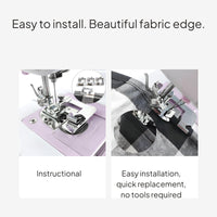 Sewing Machine Presser Foot Set, Multi-Function Hemmer
