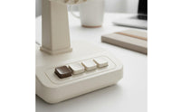 Retro Desktop Fan Small-Sized Design Type-C Battery-Powered Fan Adjustable Speed Motorless Engine for Dorm Room, Travel