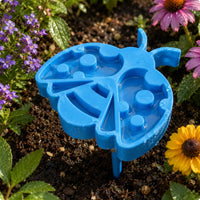 Stake-Mounted Bee Waterer Multi-Compartment Flower-Shaped Bee Watering Station