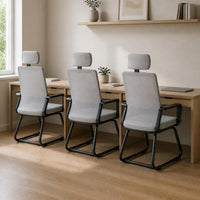 Ergonomic Office Chair with Headrest for Long Sitting Comfort