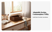 Rectangular Catchall Japanese-Inspired Design Wavy border Catchall Tray Multi-Purpose Space Saving for Homeowners, Entryway