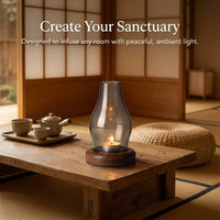 Japanese Style Glass Candle Holder