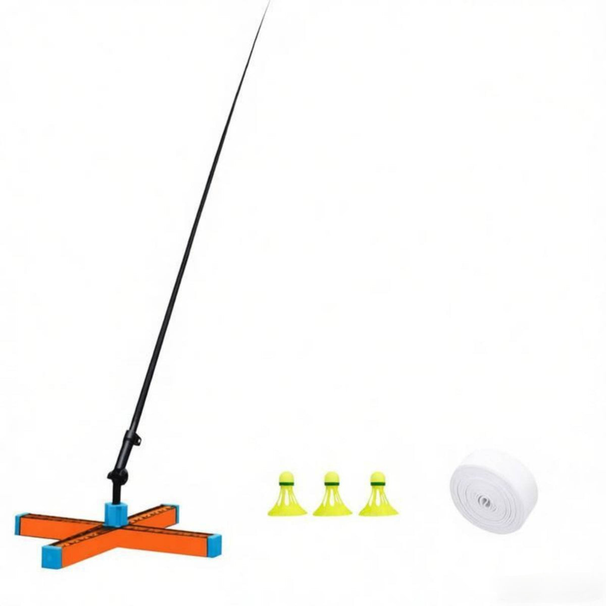 Solo Badminton Practice Aid Luminous Badminton Return Practice Aid Training Aid Easy Installation Sports Equipment Adjustable